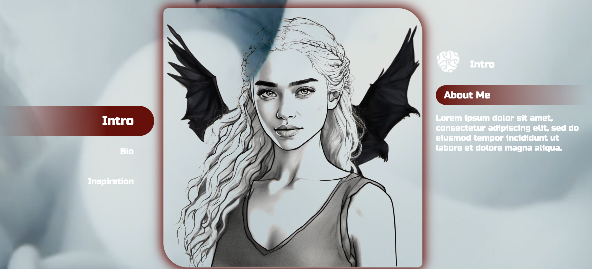 an img of an authors portfolio