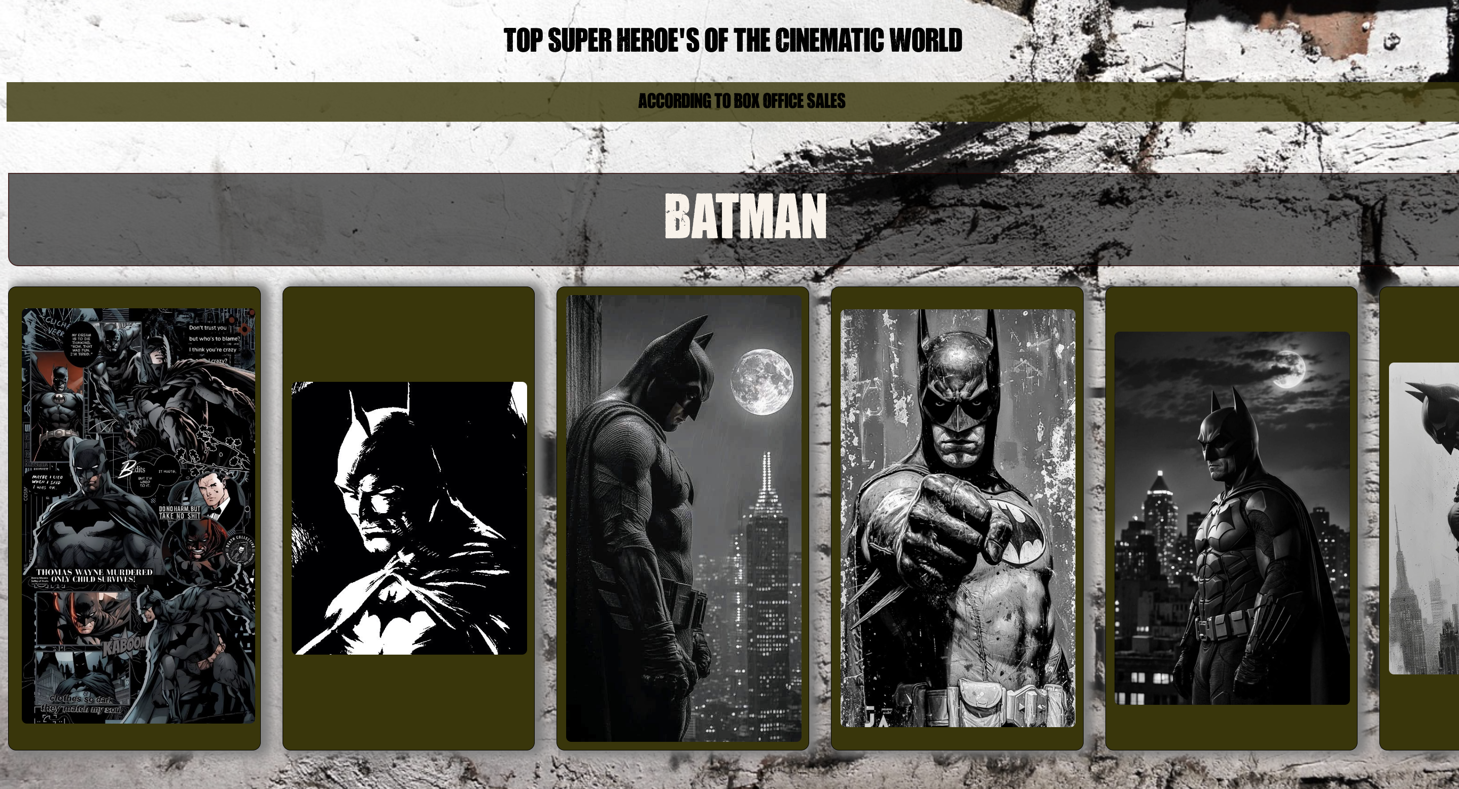 app img for super heroe's